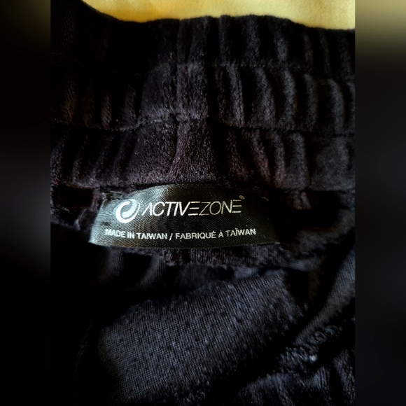 4 for $30 🌈 Activezone black velour drawstring pants with pockets size 3X - Picture 5 of 9